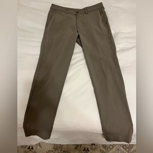 Lulu Lemon commission pants Grey Sage. 33Wx32L.